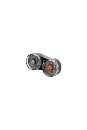 IKZI Light koplamp Dobbel batterij zwart oem Direct Verzonden