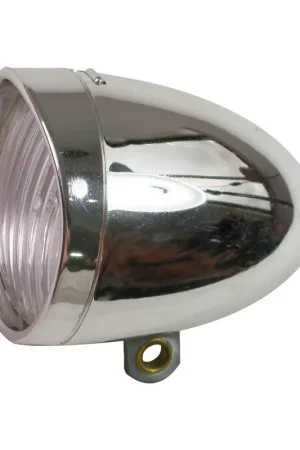 Direct Verzonden IKZI Light koplamp Retro SR batterij chroom