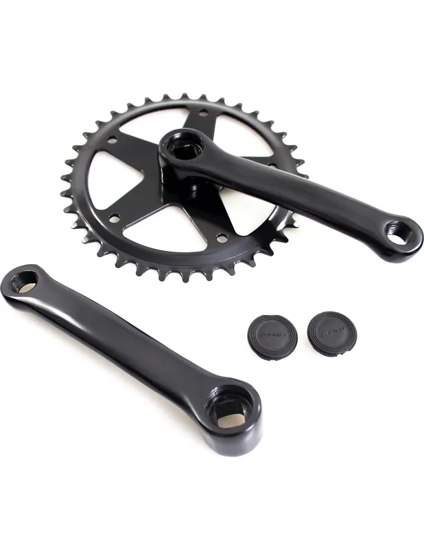 Crankstel 36t 127 zwart Nieuw
