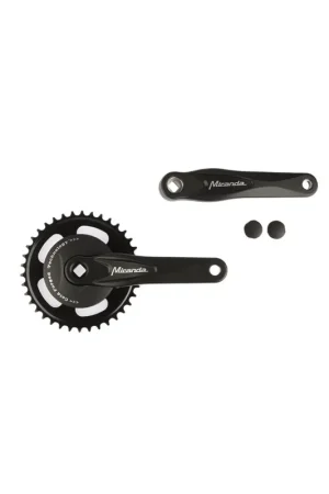 Veilige Betaling Miranda crankstel 38t Alfa 1 disc 92mm zwart