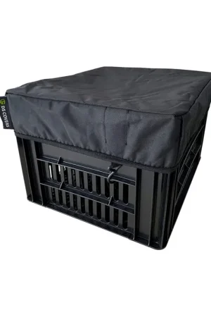 Betrouwbaar DS Covers fietskrathoes M 35x45 cm zwart
