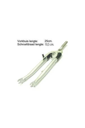 Verende voorvork 28 1 1/8 draad zilver Goedkoop