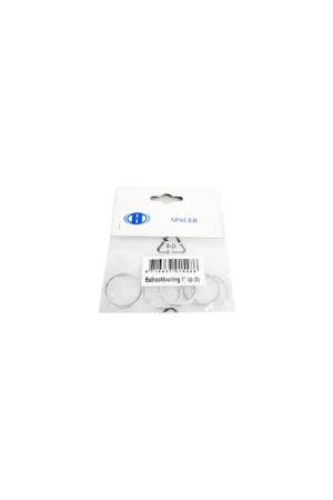 Balhoofd opvulring 1 inch chroom (5) Nieuw