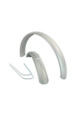 Superprijs Spatbord set 26 universeel zilver