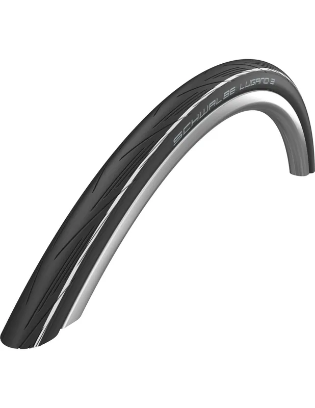 Schwalbe btb Lugano II 700 x 25 zw/wit Weekendaanbieding