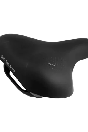 Merkproduct Selle San Remo zadel Vienna met handgreep zwart bulk