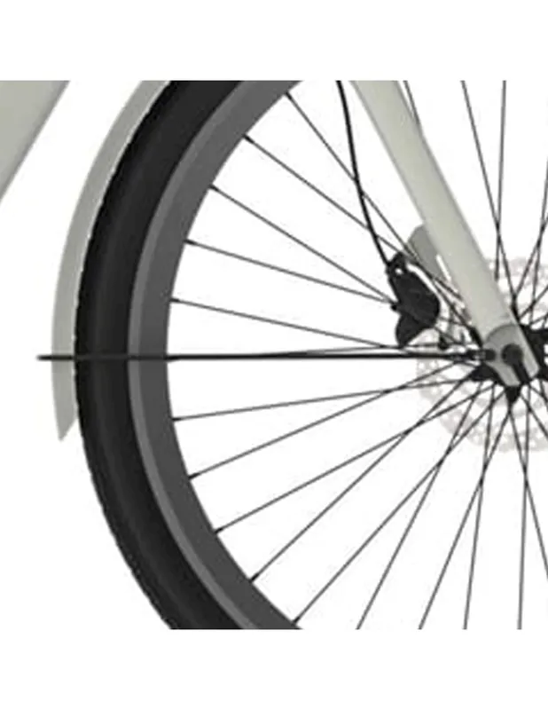 Cortina spatbordstang voor 28 E-Nite metallic silver matt Direct Beschikbaar