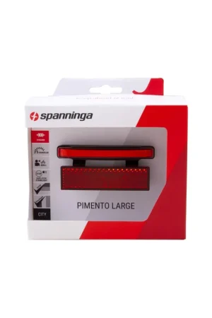 Shop Nu Spanninga achterlicht Pimento Large XDvS dynamo 80mm