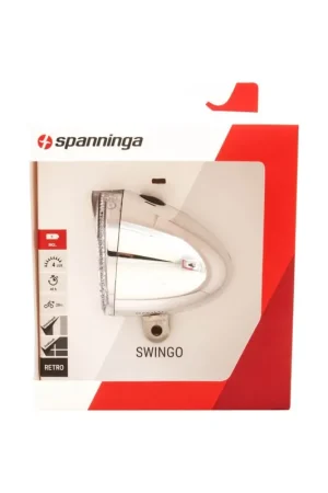 Veilige Betaling Spanninga koplamp Swingo Xb batterij 4 lux chroom