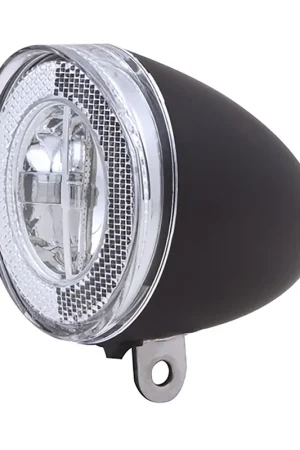Spanninga koplamp Swingo Xb batterij 4 lux zwart Superprijs