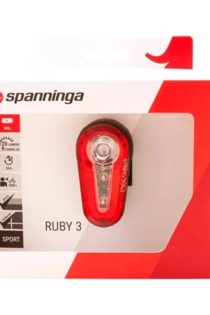 Populair Spanninga achterlicht Ruby 3 batterij zadelpen