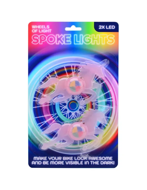 Nieuw Wheels of light spaak velichting Unicorn 2 stuks op kaart