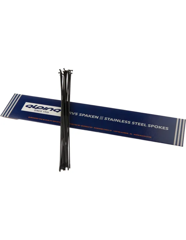 Actieprijs Alp spaak RC 14-254mm RVS zwart (18 stuks)