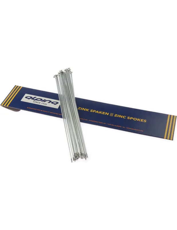 Gereduceerde Prijs Alp spaak 14-262mm zink zilver (18 stuks)