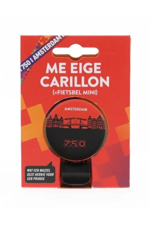 Amsterdam 750 fietsbel silhouet Mokum Koopje