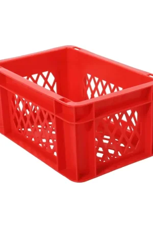 Fietskrat / bagagekrat mini rood 30x20x14,5cm Flitsaanbieding