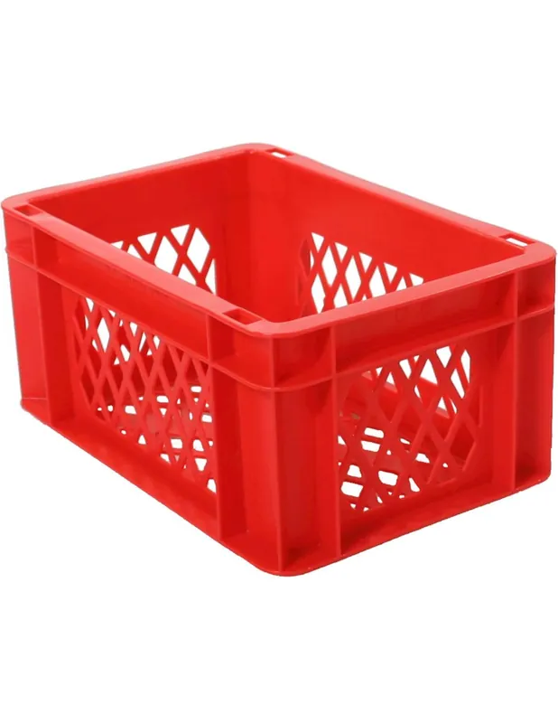 Fietskrat / bagagekrat mini rood 30x20x14,5cm Flitsaanbieding
