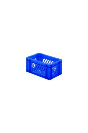 Fietskrat / bagagekrat mini blauw 30x20x14,5cm Exclusieve Aanbieding