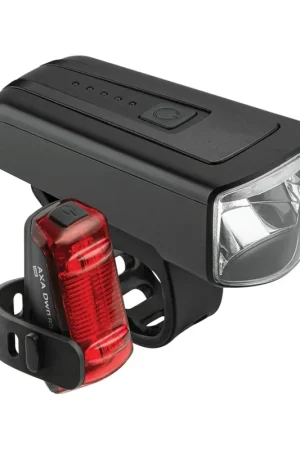 Axa verlichtingsset DWN 100 usb 100 lux Aanbieding