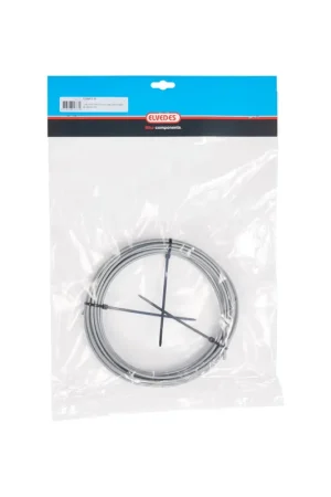 Voordeelprijs Elvedes rol schakel buitenkabel met liner 4.1mm zilver 10m