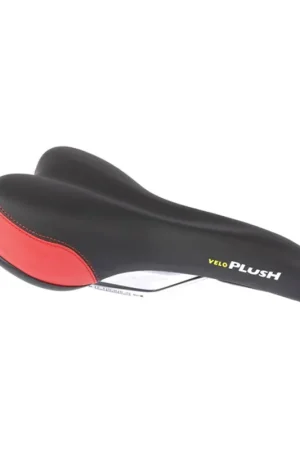 Speciale Aanbieding Velo zadel Plush Sport VL-3011 zwart/rood