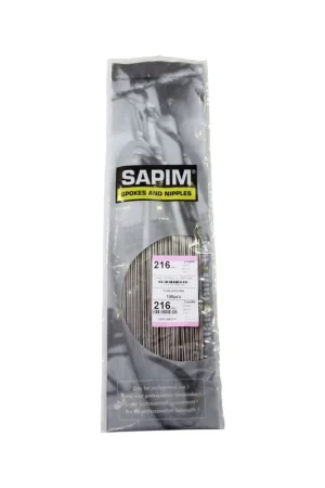 Laatste Versie Sapim spaak Leader 14-216 RVS z/nippel (1 stuk)