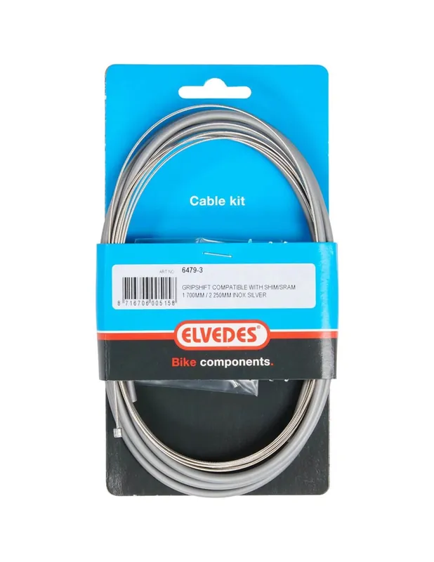 Beperkte Voorraad Elvedes schakel kabel Nexus rvs zilver
