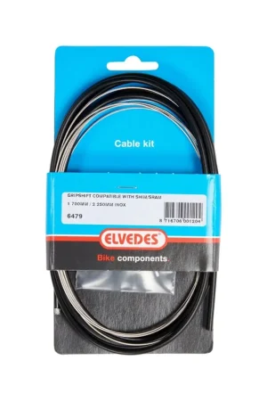 Beperkte Voorraad Elvedes schakel kabel Nexus rvs zwart