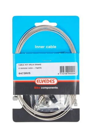 Beperkt Aanbod Elvedes trommelrem binnenkabel 2 350mm RVS + onderdelen