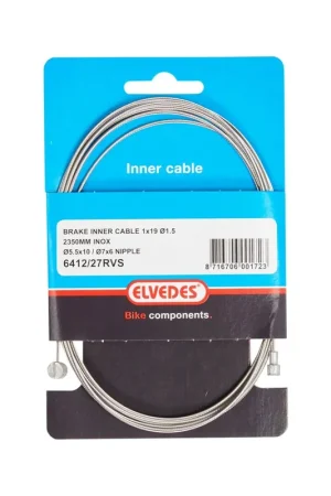 Bestel Nu Elvedes rem binnenkabel rvs 2 nippels ton 7x6 peer 5.5x10