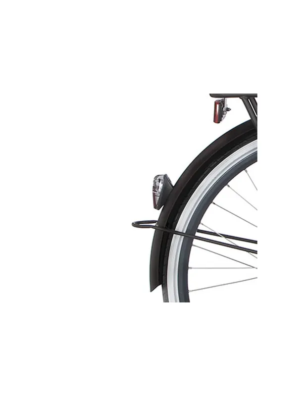 Betrouwbaar Cortina spatbord achter 28 Roots Trans matt espresso brown