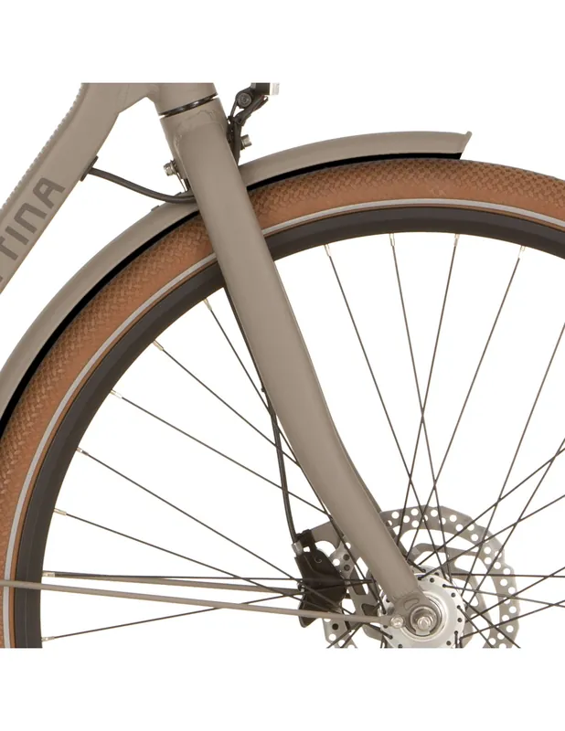 Dagaanbieding Cortina voorvork E-Foss MM halva grey matt