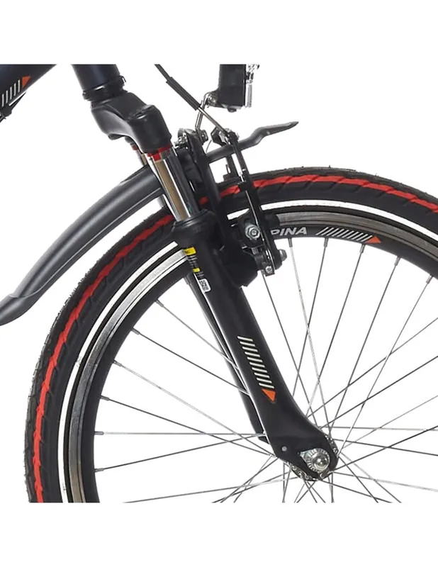 Alleen Vandaag Alpina voorvork 16 Yabber black matt