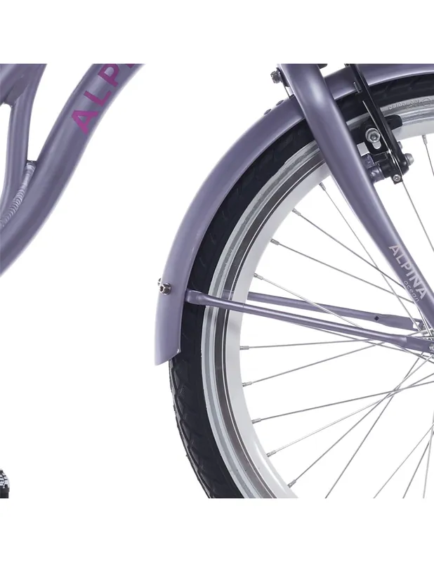 Beperkt Aanbod Alpina spatbord set + stang 22 Ocean hazy lavender matt