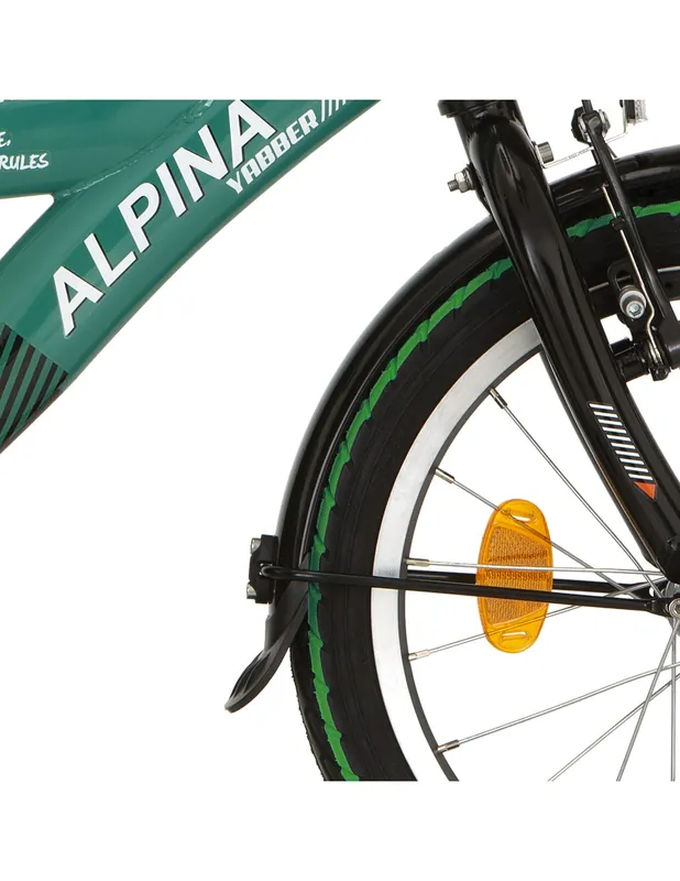 Alpina spatbord set + stang 18 Yabber black matt Seizoensaanbieding