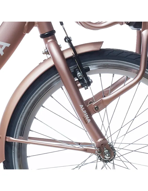 Lage Prijs Alpina voorvork 22 Clubb rose gold matt
