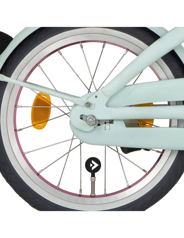Aanbieding Alpina achterwiel 16 HLQ-10A-1 anoid pink zink spk