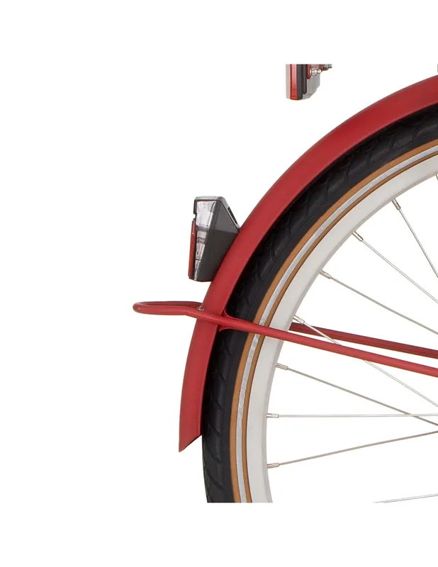 Actieprijs Cortina spatbord achter 24 U4 true red matt
