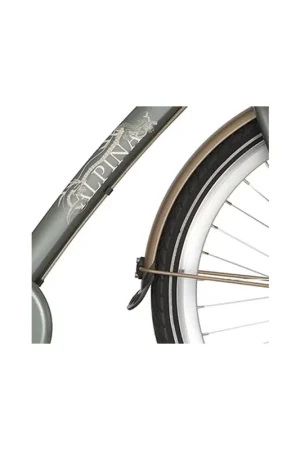 Beperkt Aanbod Alpina spatbord voor 26 Curve matt gold