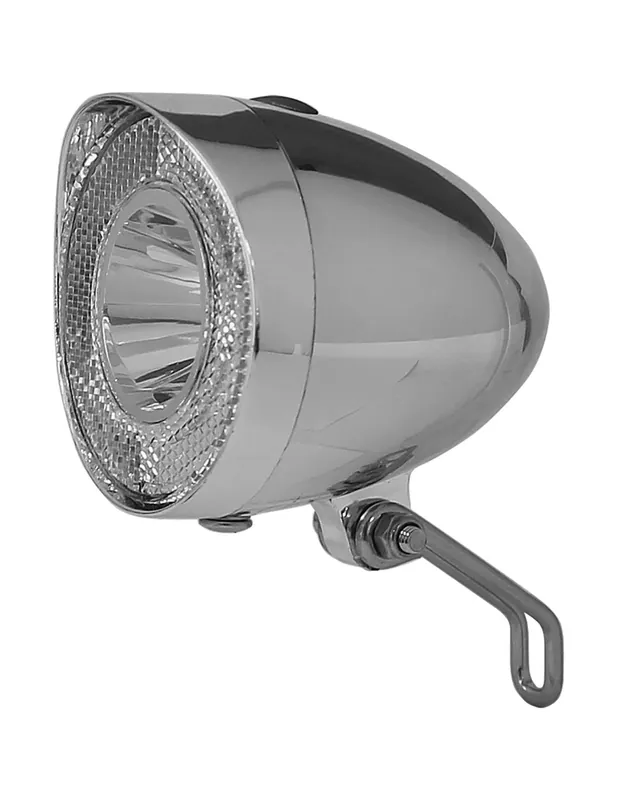Union koplamp UN-4915 Retro batterij 20 lux chroom op kaart Beperkte Voorraad