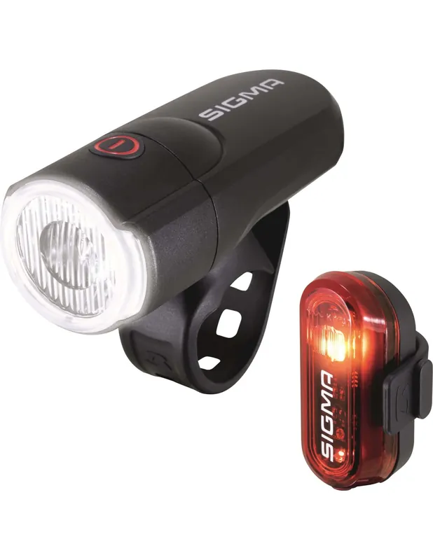 Beste Prijs Sigma verlichtingsset Aura 30 + Curve batterij