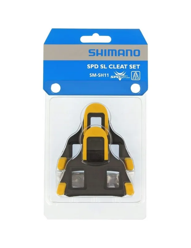 Shimano schoenplaatjes SM-SH11 SPD-SL geel Bestseller