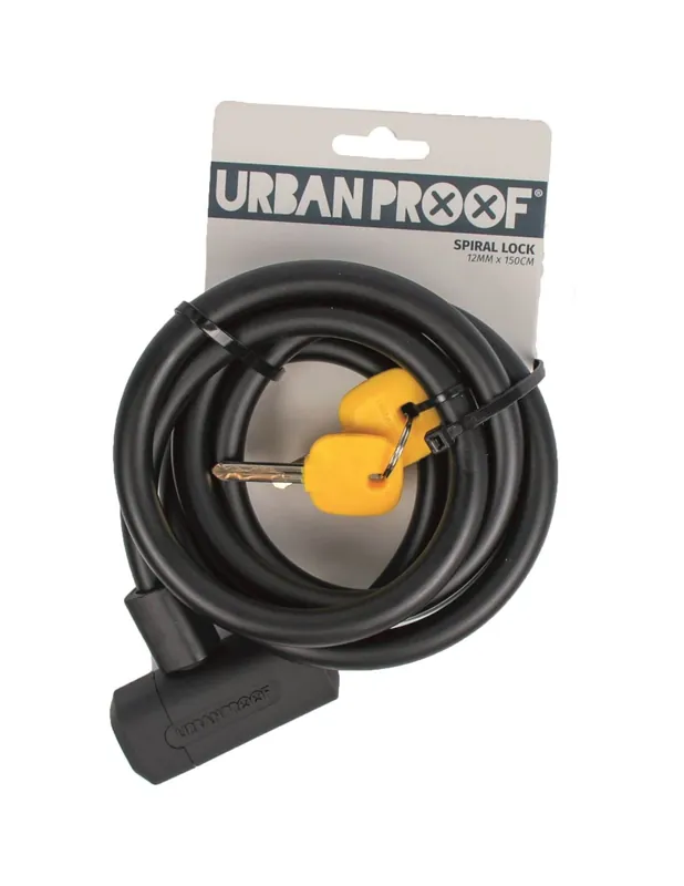 Snelle Levering Urban Proof kabelslot 12mm 150cm zwart