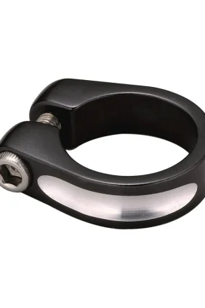 Union zadelpenklem 34.9mm alu zwart Fabrieksprijs