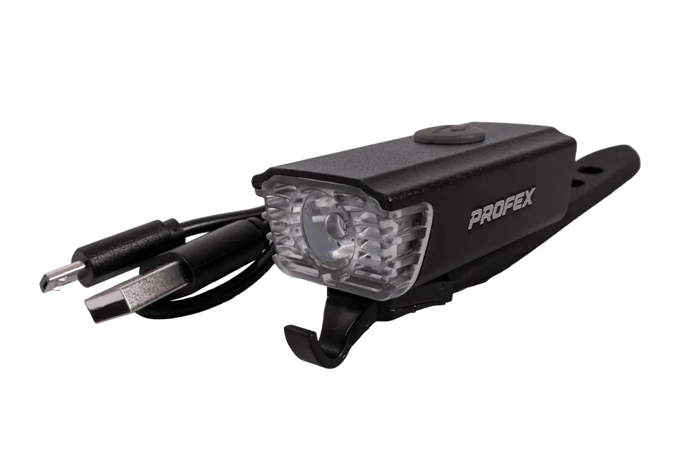 Superprijs PROFEX 82004 Pro Alu Li-Pol USB-fietsvoorlicht