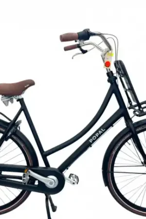 Actieprijs Damesfiets Popal Daily Dutch Prestige N3 28"/59/Mat zwart/S010159001M,28-59