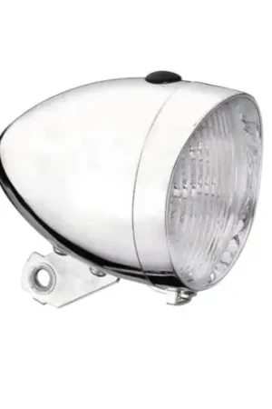 Laatste Versie Koplamp met 3 leds Zilver Batterij