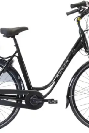 Populair Avalon E-City/Battery 12ah 432wh/49 cm/Mat zwart/F436