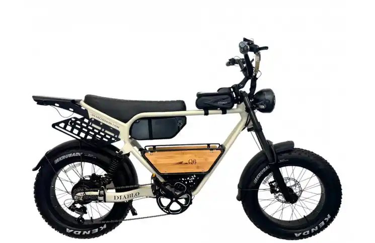 DIABLO E-BIKE, Q6, 7DR SHIMANO, HYDRAULIC, MATT FASHION GREY, 1000786 ACCU (15,6AH,48V 748,8WH) Dagaanbieding