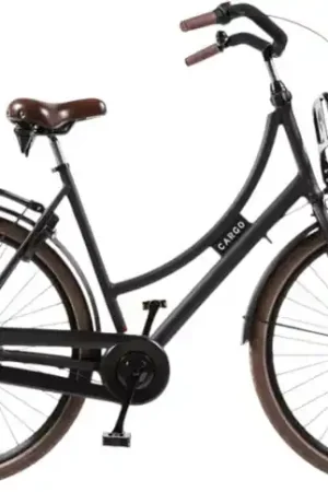 Damesfiets Avalon Cargo Dames 50cm Alu R3 Matzwart Korting